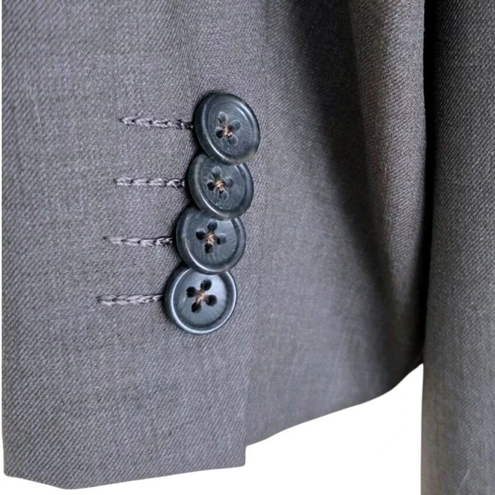ProntoModa Italia Mens Blazer Suit Jacket Olive Merino Wool Super‎ 140s Size 40